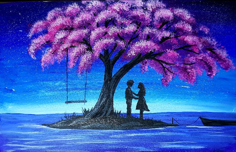 Lorna, Island Rendezvous, acrylic.jpg